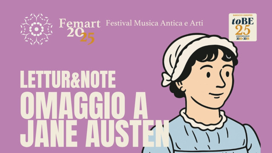 “Lettur&Note” – The arts in a glass” Tribute to Jane Austen: English romantic songs & ballads