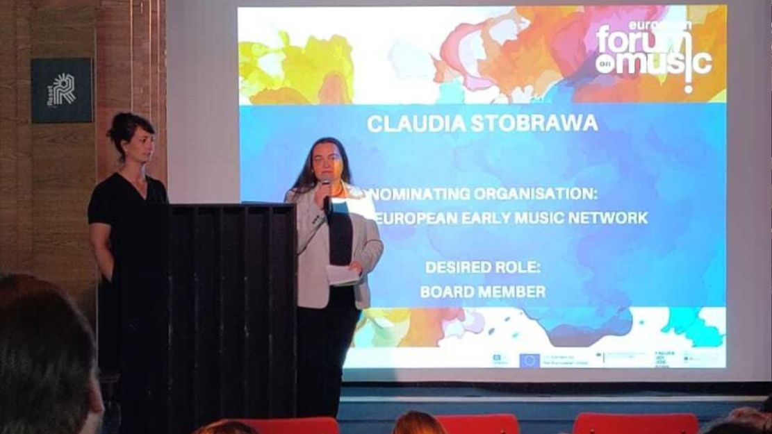 The REMA team at the 13th European Music Forum, organised by the European Music Council