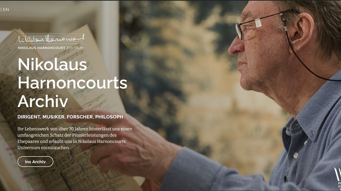 Launch of the www.harnoncourt.org website!