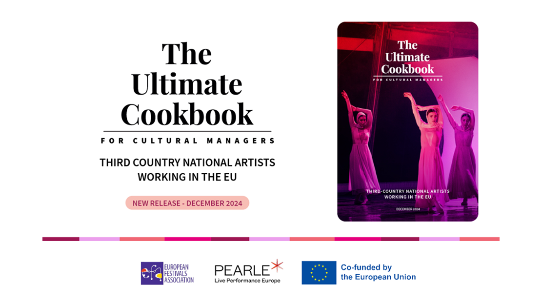 COOPÉRATION CULTURELLE TRANSFRONTALIÈRE SIMPLIFIÉE : PEARLE* ET L'EFA PUBLIENT UN NOUVEAU GUIDE SUR LES ARTISTES NATIONAUX DE PAYS TIERS TRAVAILLANT DANS L'UE