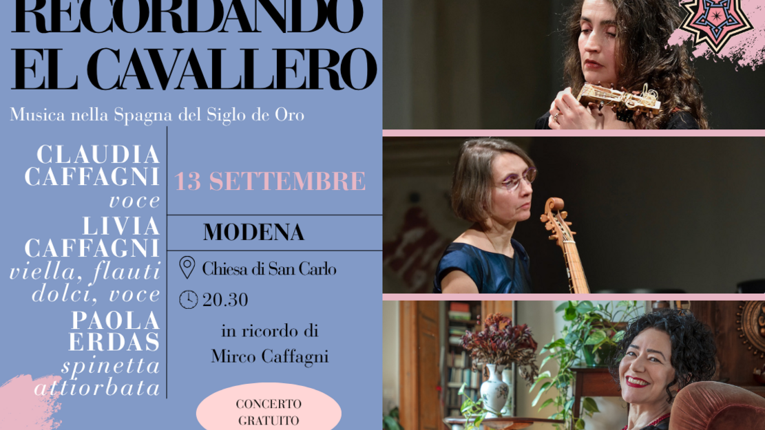 RECORDANDO EL CAVALLERO. Musica nella Spagna del Siglo de Oro