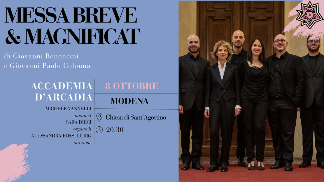 MESSA BREVE & MAGNIFICAT di Giovanni Bononcini e Giovanni Paolo Colonna
