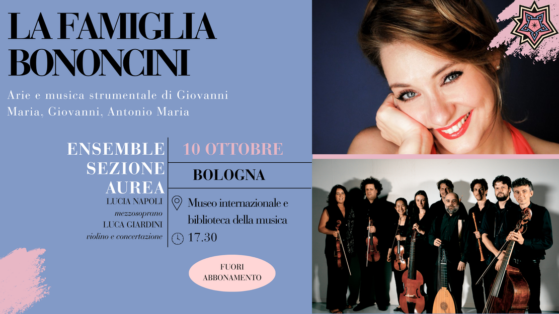 LA FAMIGLIA BONONCINI Arie e musica strumentale di Giovanni Maria, Giovanni, Antonio Maria
