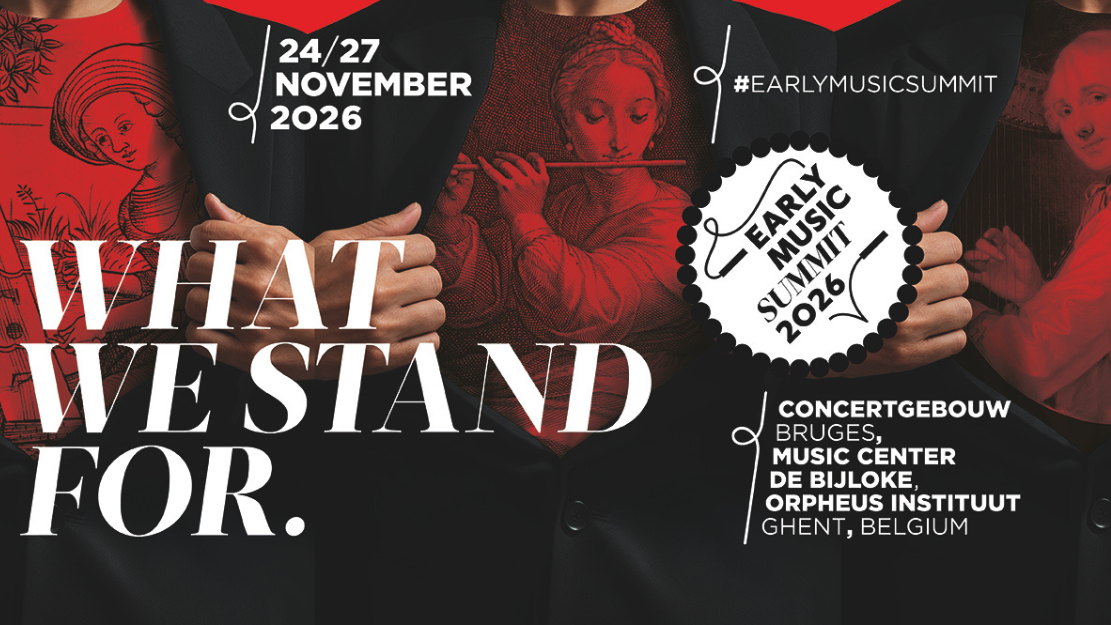 The Early Music Summit programme is taking shape!